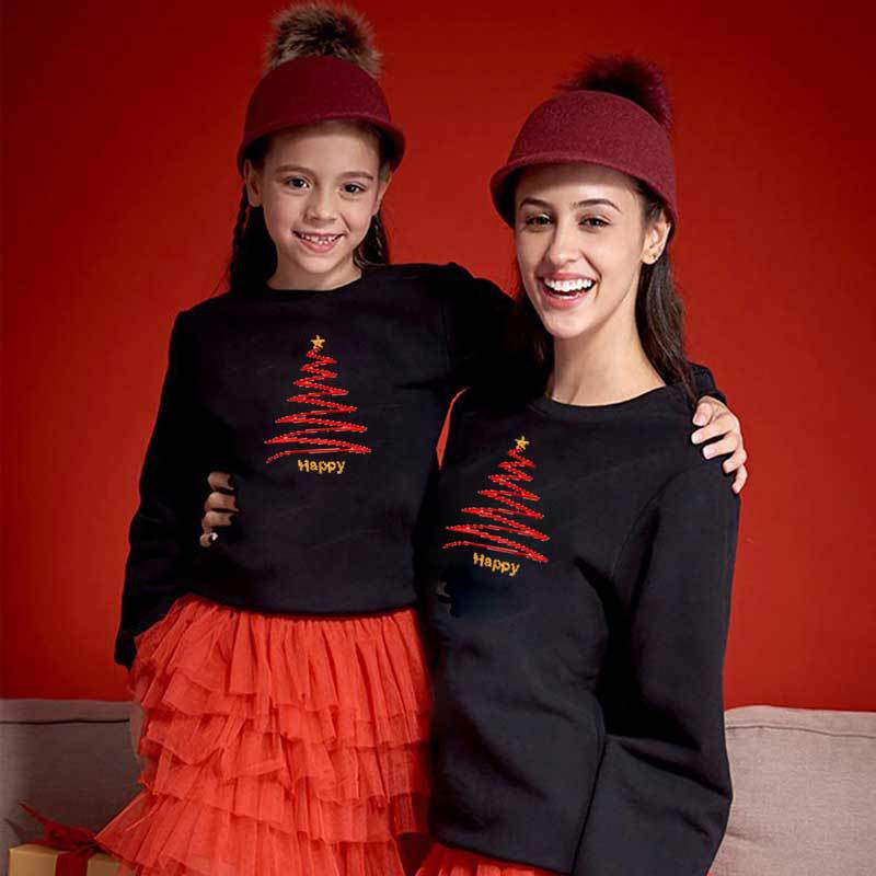 Mother Daughter Matching Christmas Sweatshirts