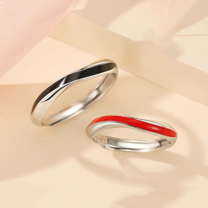 Color Changing Promise Rings Set for Couples