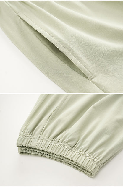 Soft Modal Couple Pajamas - Classic Short Sleeve Set
