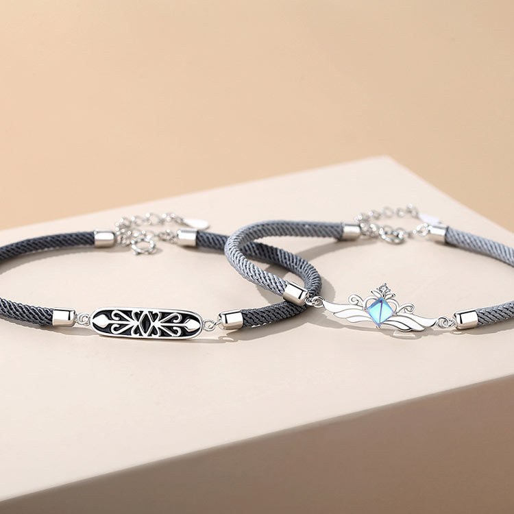 Matching His Hers Bracelets Set for Couples