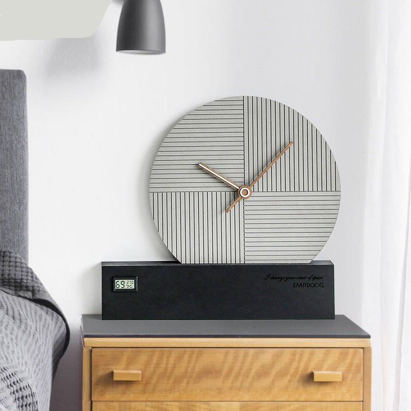 Nordic Minimalist Wall Clock (Silent, Non-Ticking)