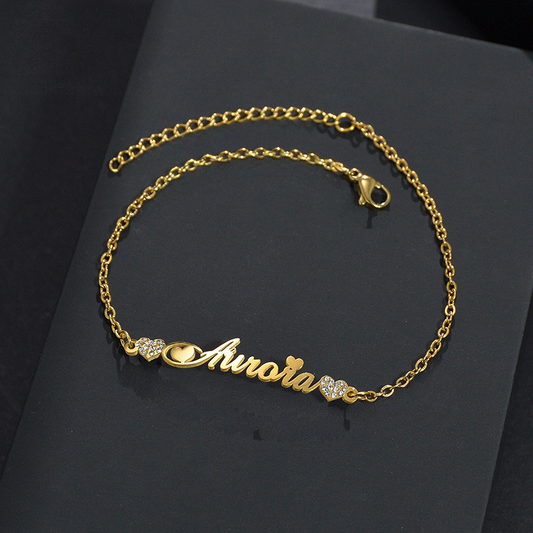 Custom Name Thin Chain Bracelet