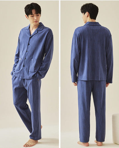 Matching Loose Fit Sleepwear Pjs Set for Couples