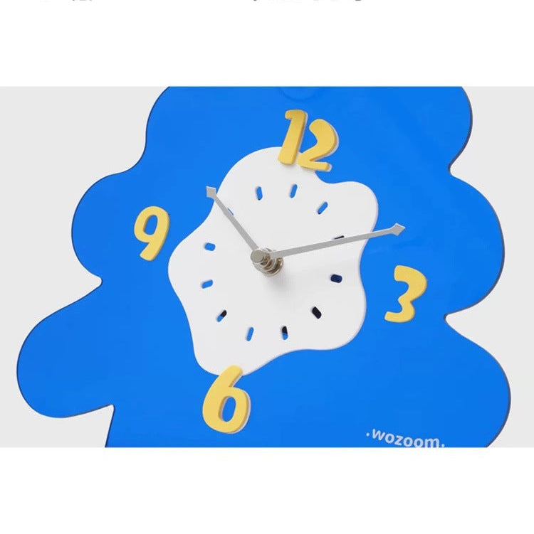 Silent Acrylic Photo Frame Desk Clock