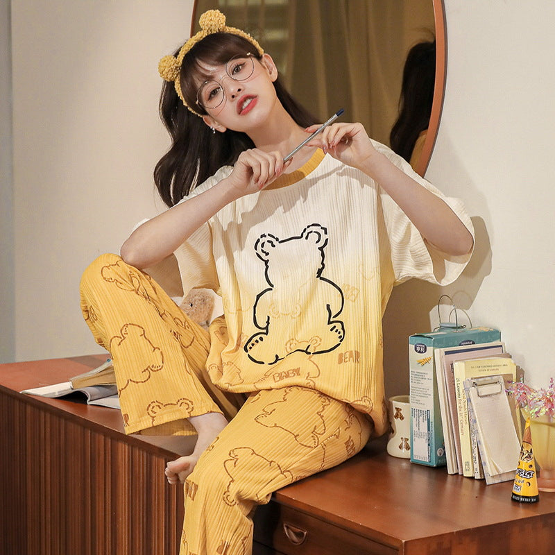 Cute Bear Womens Loungwear Set