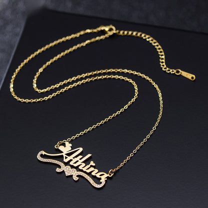 Artistic Personalized Name Necklace for Her