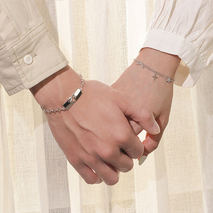 Star and Moon Friendship Bracelets Set