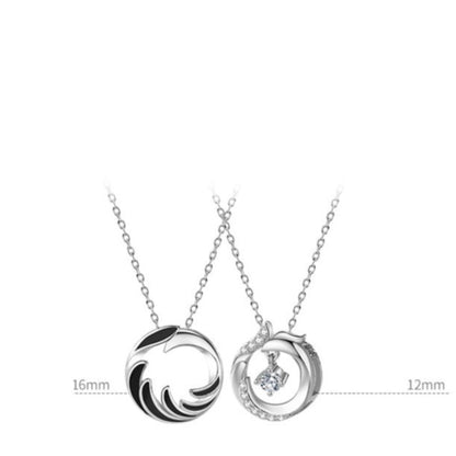 Phoenix Necklaces Set for Two - Sterling Silver