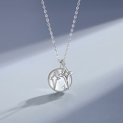 Customized Matching Stars His & Hers Couple Necklaces (Set of 2)