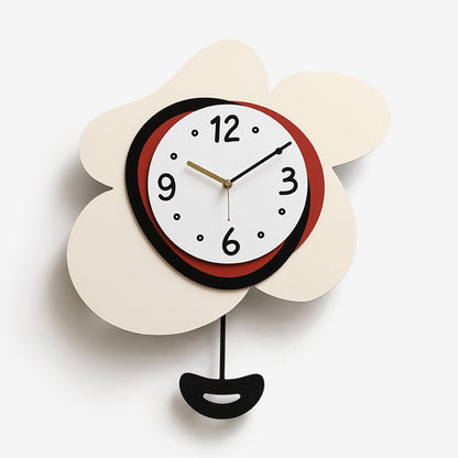 Odd Shape Pendulum Analog Wall Clock