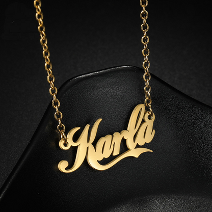 Artistic Personal Name Necklace