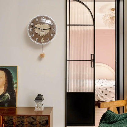 Gullei Scandinavian Silent Wall Clock - Eco-Friendly, Modern Pendulum Design