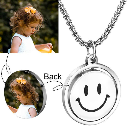 Personalized Photo Print Necklace for Her