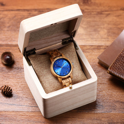 Wooden Couple Watches Gift Set for Two