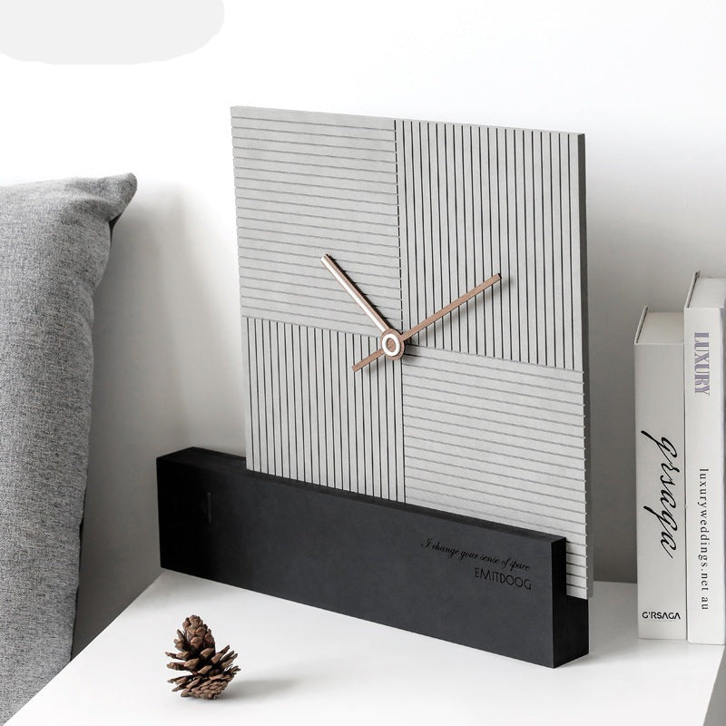 Nordic Minimalist Wall Clock (Silent, Non-Ticking)