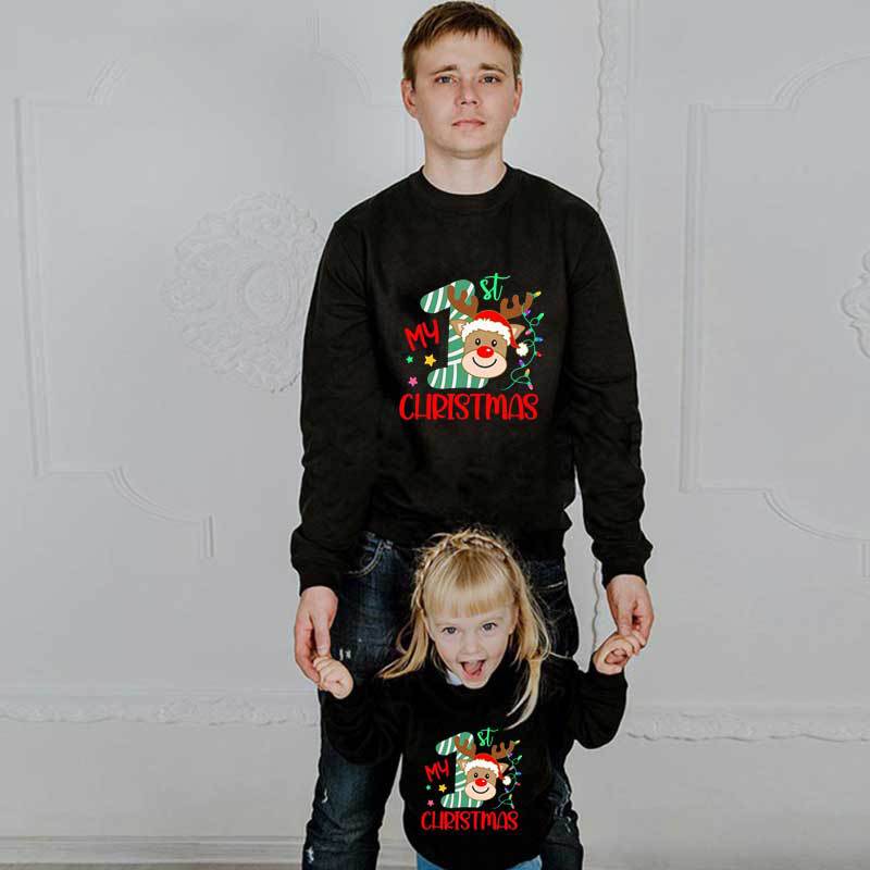 Matching Father and Daughter Christmas Shirts