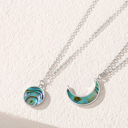 Personalized Sun and Moon Necklaces Set for 2