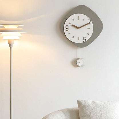 Modern Style Pendulum Wall Décor Clock