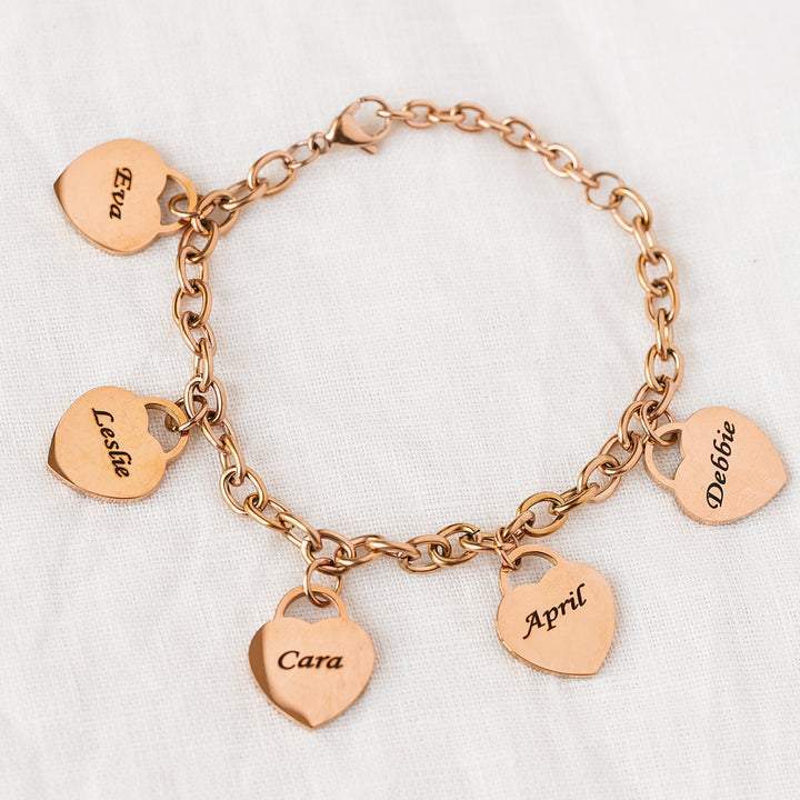 custom name bracelet, letter bead bracelet, personalized gifts for mom -  Lily Daily Boutique
