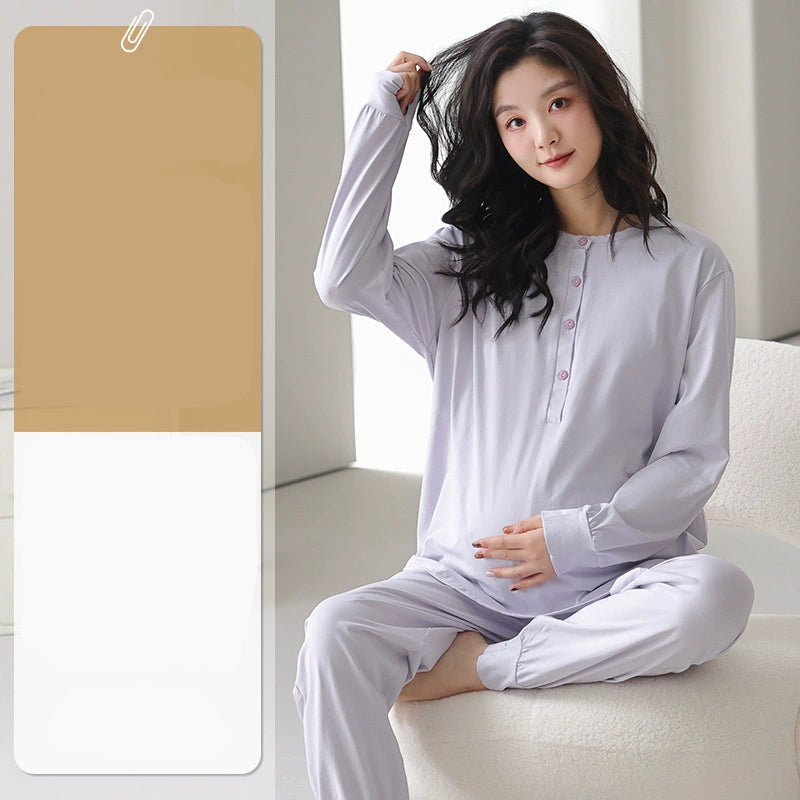 Long Sleeve Maternity Sleepwear Set