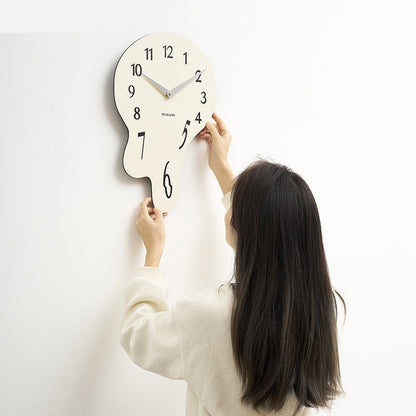 Odd Shaped Pendulum Analog Silent Wall Clock