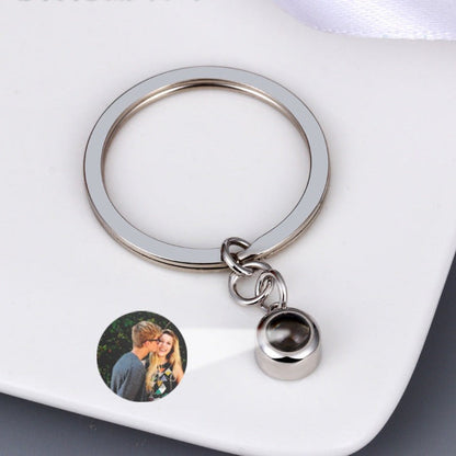 Custom Photo Projection Keychain – Personalized Memory Keeper