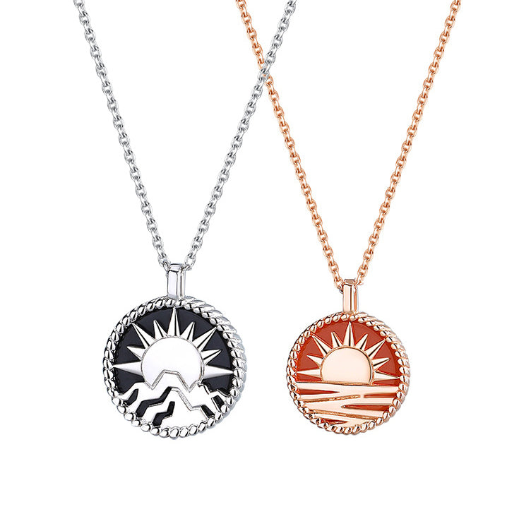 Matching Sun and Moon Couple Jewelry Set for Two