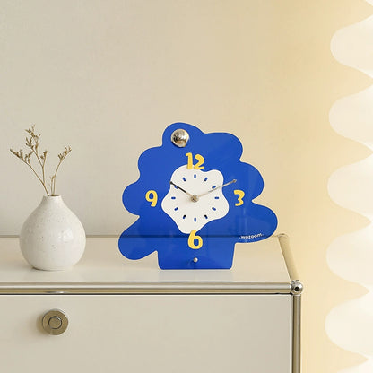 Silent Acrylic Photo Frame Desk Clock