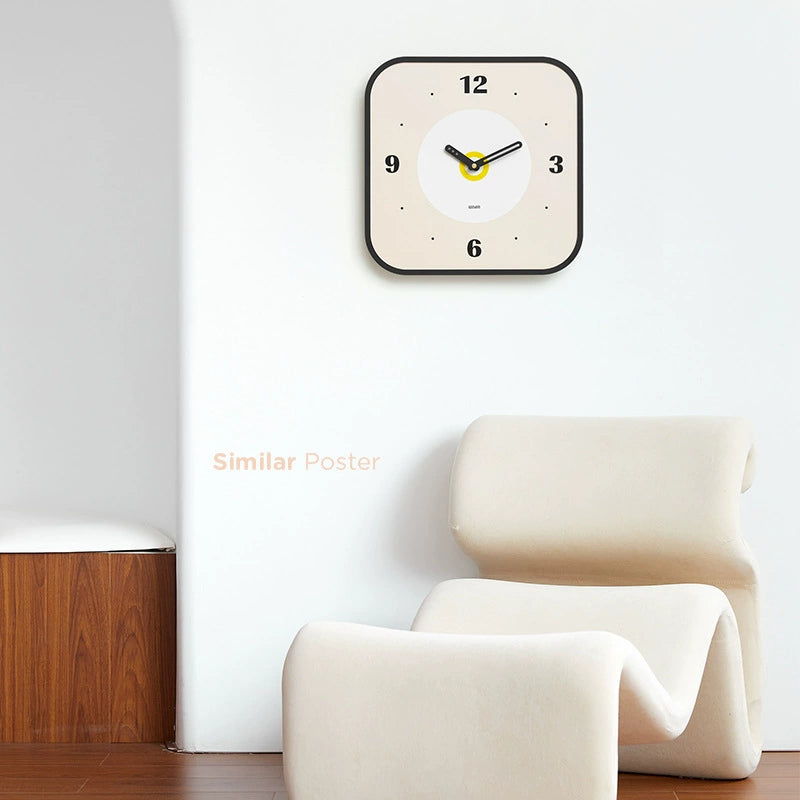 Gullei Silent Wall Clock - Contemporary Design, Eco-Friendly