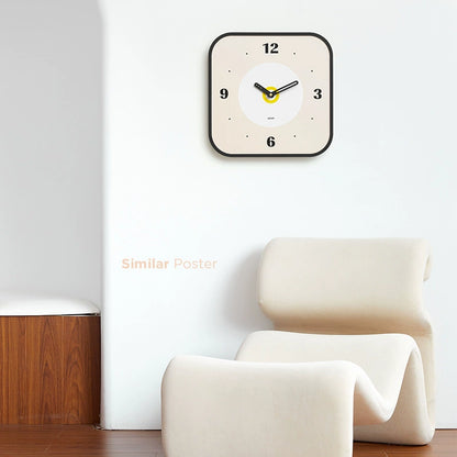 Gullei Silent Wall Clock - Contemporary Design, Eco-Friendly