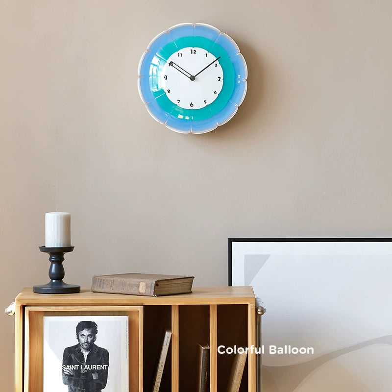 Gullei Artistic Silent Wall Clock - Eco-Friendly, Colorful Design