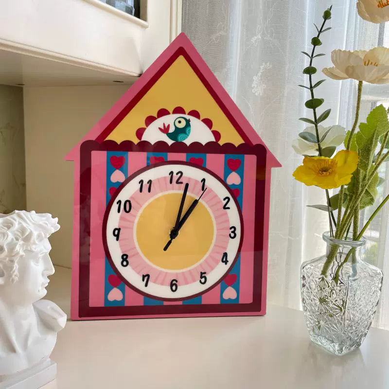 Bird House Analog Wall Decoration Clock