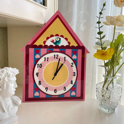 Bird House Analog Wall Decoration Clock