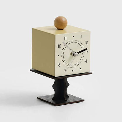 Nordic Cube Silent Pedestal Clock