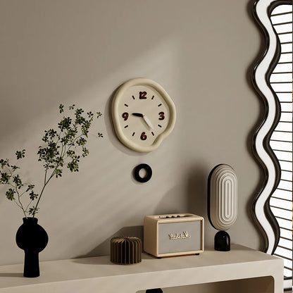 Unique Odd-Shaped Pendulum Wall Clock — 35×35 cm (Acrylic, Silent)