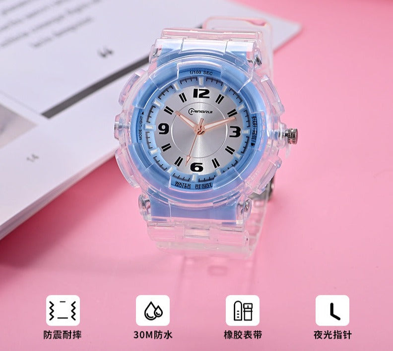 Luminous Matching Kids Sports Watch Set