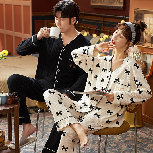 His and Hers Soft Pyjamas Set 100% Cotton