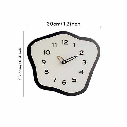 Odd Shaped Swinging Silent Pendulum Clock (26 × 30 cm)
