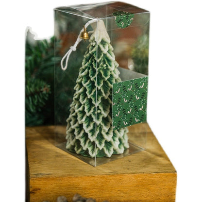 Xmas Tree Scented Real Wax Candle Set of 2