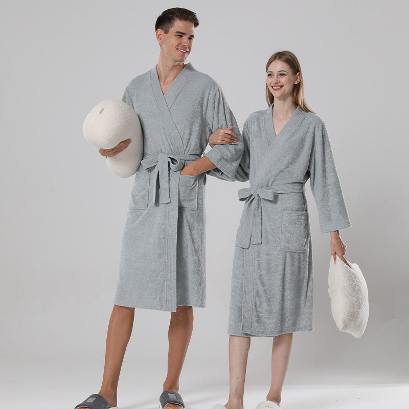 Couple's Matching Long Bathrobe Set for 2