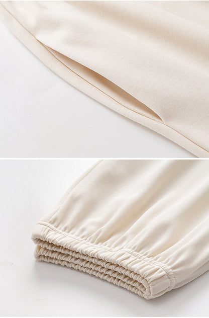 Matching Couple Pajamas Set – 100% Cotton Minimalist Striped Loungewear