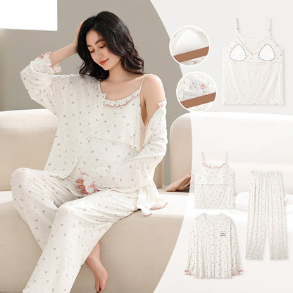 3-Piece Maternity Soft Sleepwear