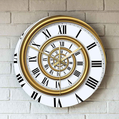 Roman Numerals Wall Deco Silent Clock