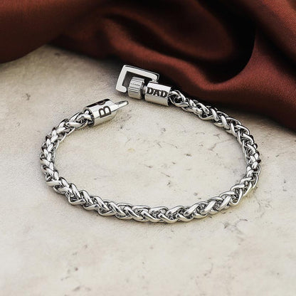Custom Engraved Mens Friendship Bracelet