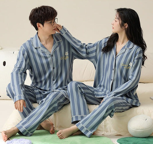 Cute Sleepwear Pajamas Set for Couples