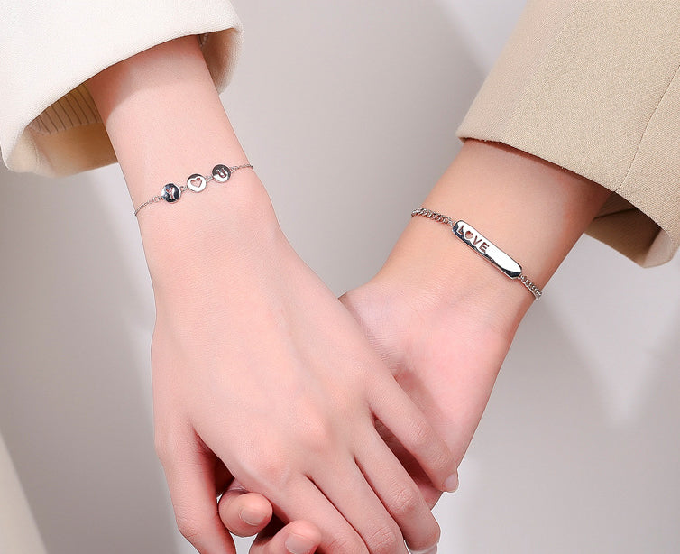 Love You Promise Bracelets Set for Couples