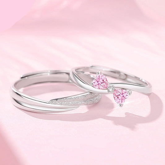 Engraved Knot His and Hers Rings Set