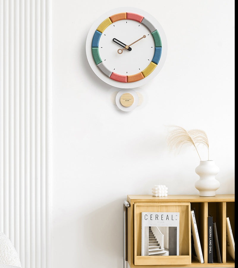 Beautiful Wall Deco Silent Pendulum Clock