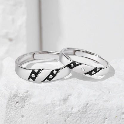 Engravable Matching Rings Set for Couples