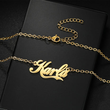 Artistic Personal Name Necklace